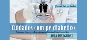 LAEST: Aula Inaugural &quot;Cuidados com o pé diabético&quot;
